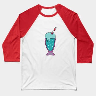 Milkshake Cute Sticker Baseball T-Shirt